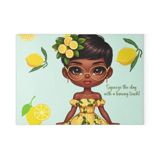 Glass Cutting Board - Velvet's View: The Lemon Delight Collection –2012