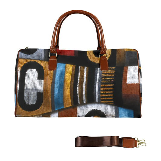 Velvet’s View: The Patchwork Luxe Handbag Collection - Large Capacity Travel Bag-Large - 458239