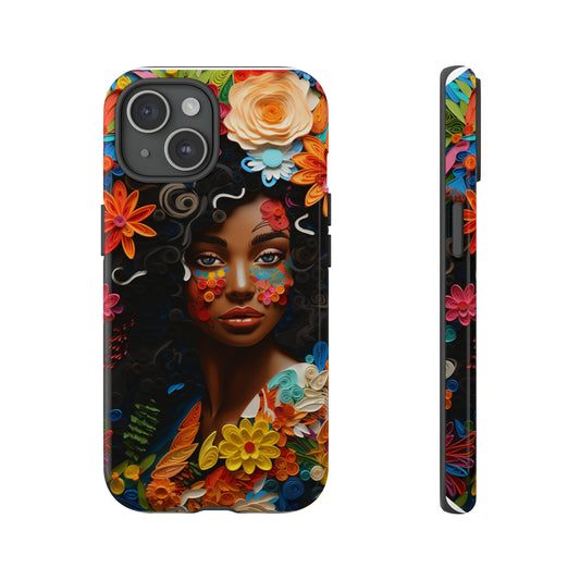Tough Phone Cases - Black Girl Art - Velvet's