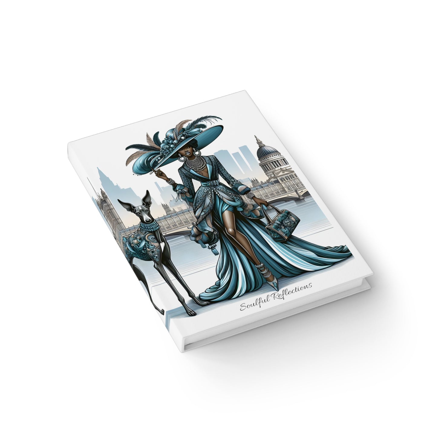 Velvets View - "Elegance on the Thames" Journal - Ruled Line