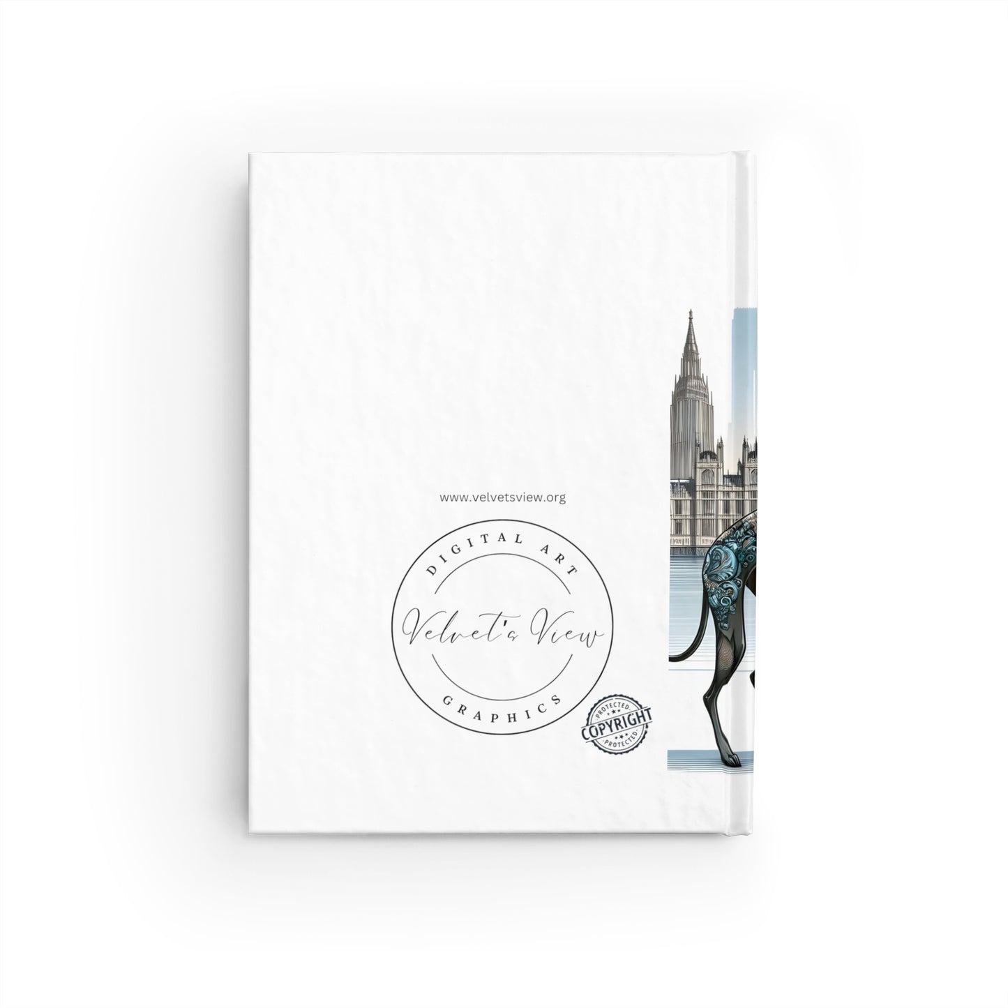 Velvets View - "Elegance on the Thames" Journal - Ruled Line