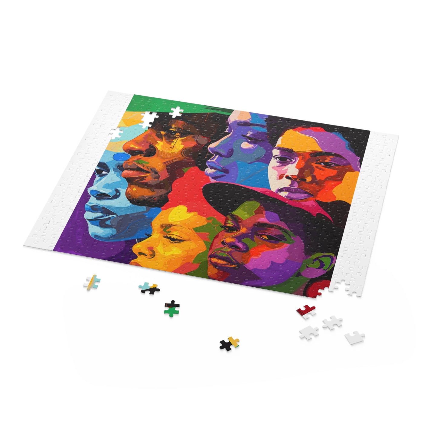 Puzzle - Black Girl Art - Velvet's View - (120, 252, 500-Piece)