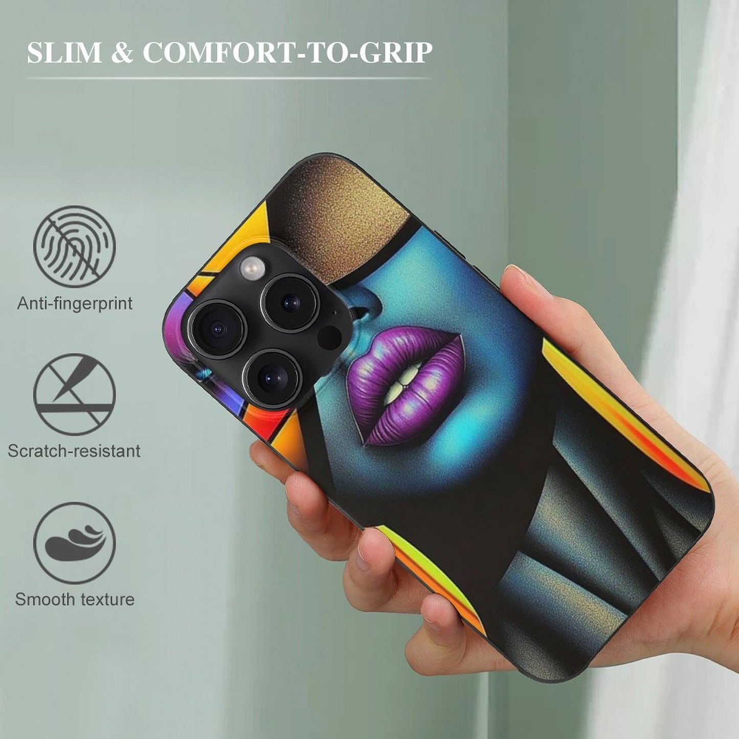 Case for iPhone 15 Series Case for iPhone 15 Pro Max - Black Girl Art - Velvet's View