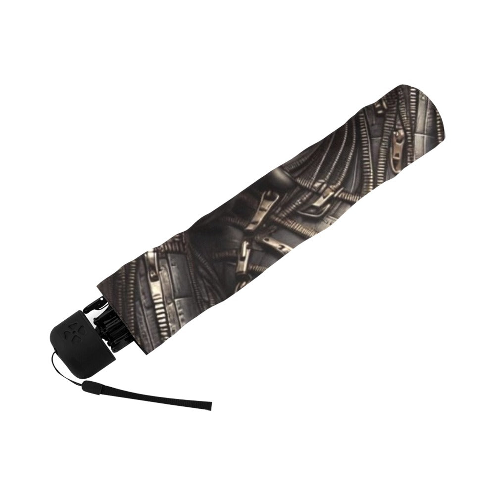 Anti-UV Foldable Umbrella - Velvet's View - Mechanical Muse - The Fusion of Fashion and Futurism