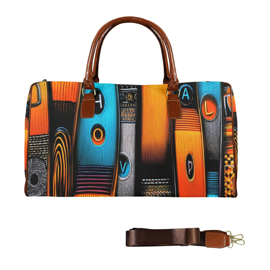 Velvet’s View: The Patchwork Luxe Handbag Collection - Large Capacity Travel Bag-Large - 458859