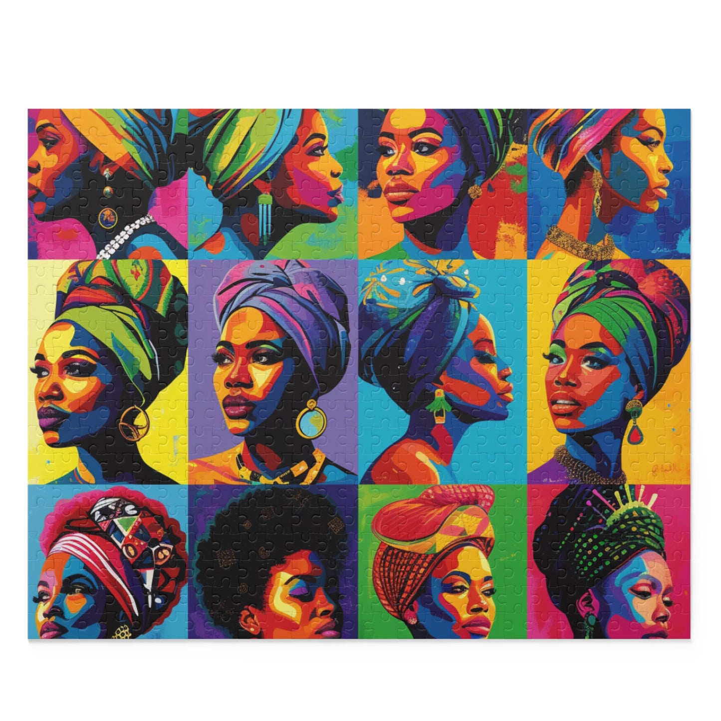 Puzzle - Black Girl Art - Velvet's View - (120, 252, 500-Piece)