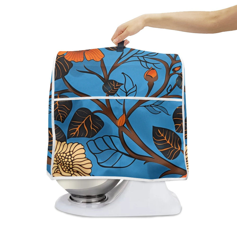 Mixer cover- Velvet's View - Elegant Adinkra-Inspired Fabric Collection