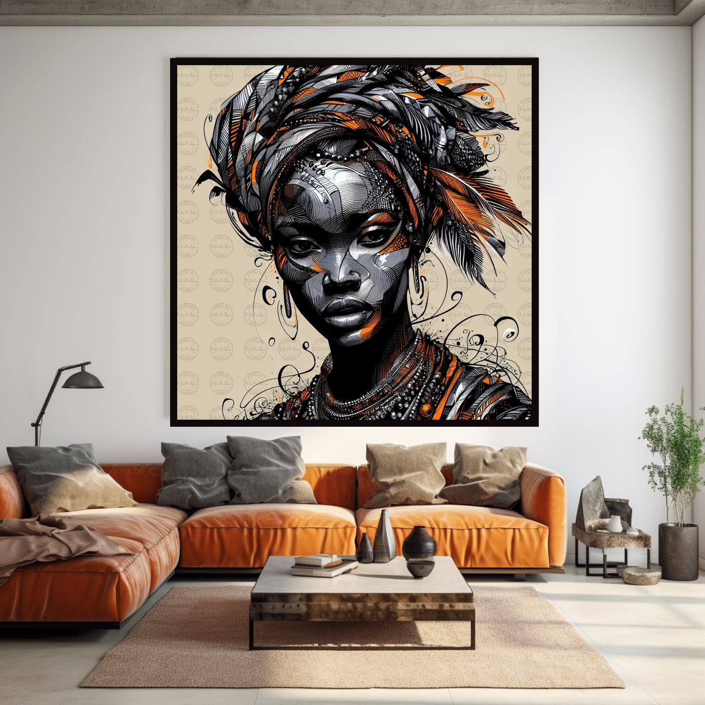 Digital Art - Afro-Futuristic Elegance: A Vibrant Fusion of African Fashion and Modern Artistry - #2013