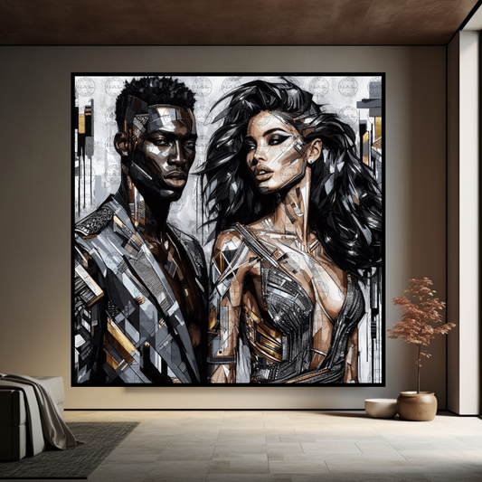 Digital Art - Urban Mosaic: Faces of Neo-Expression – Part 2 #2017