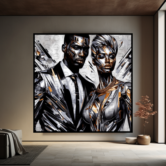 Digital Art - Urban Mosaic: Faces of Neo-Expression – Part 2 #2025