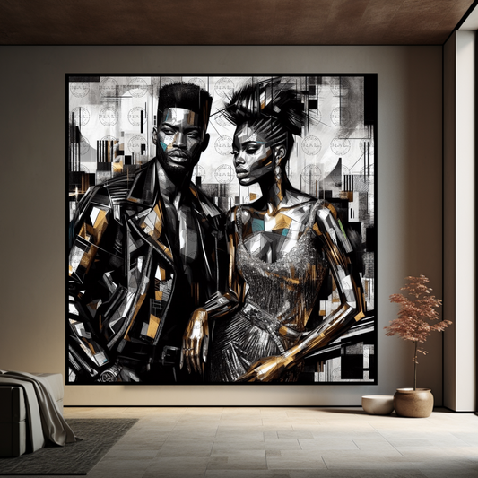 Digital Art - Urban Mosaic: Faces of Neo-Expression – Part 2 #2013
