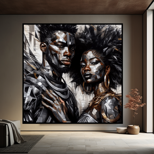 Digital Art - Urban Mosaic: Faces of Neo-Expression – Part 2 #2012