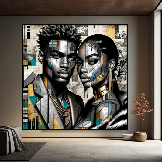 Digital Art - Urban Mosaic: Faces of Neo-Expression – Part 2 #2011