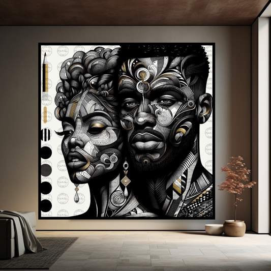 Digital Art - Urban Mosaic: Faces of Neo-Expression – Part 2 #2021