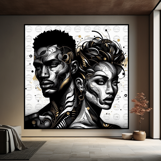 Digital Art - Urban Mosaic: Faces of Neo-Expression – Part 2 #2019