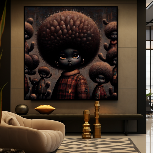 Digital Art - Meet the Prickleys!!! - Cactus Tales of Afro-Colombian Realms - #2016