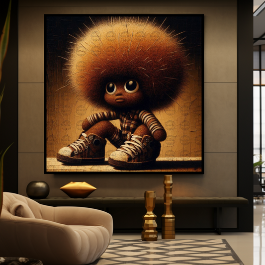 Digital Art - Meet the Prickleys!!! - Cactus Tales of Afro-Colombian Realms - #2012
