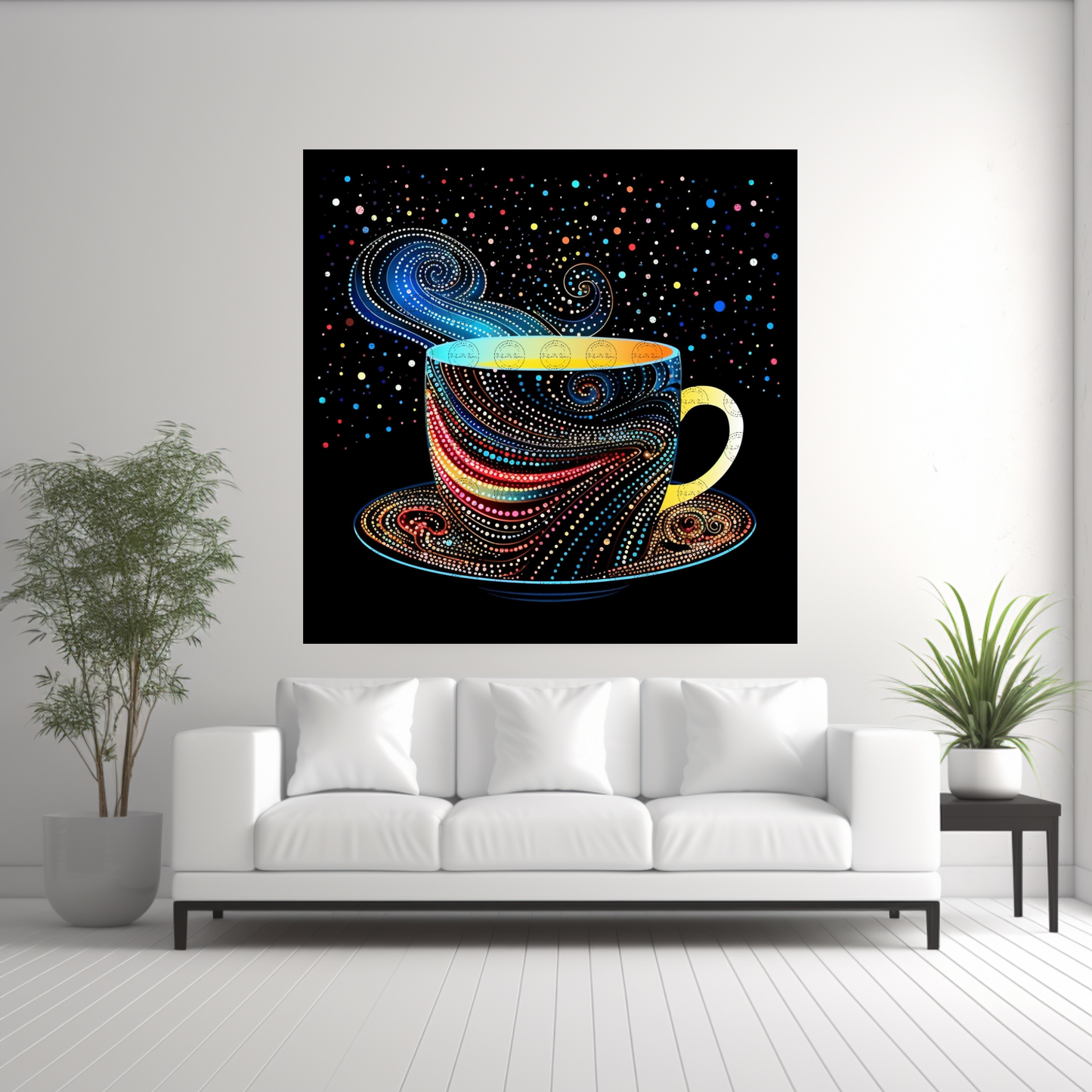 Digital Art - Moonlit Mocha Magic - #2011