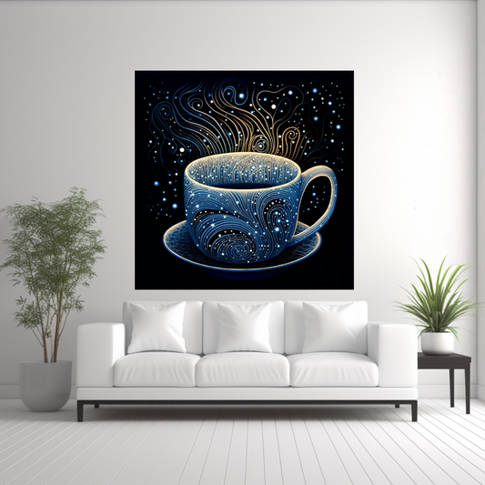 Digital Art - Moonlit Mocha Magic - #2012