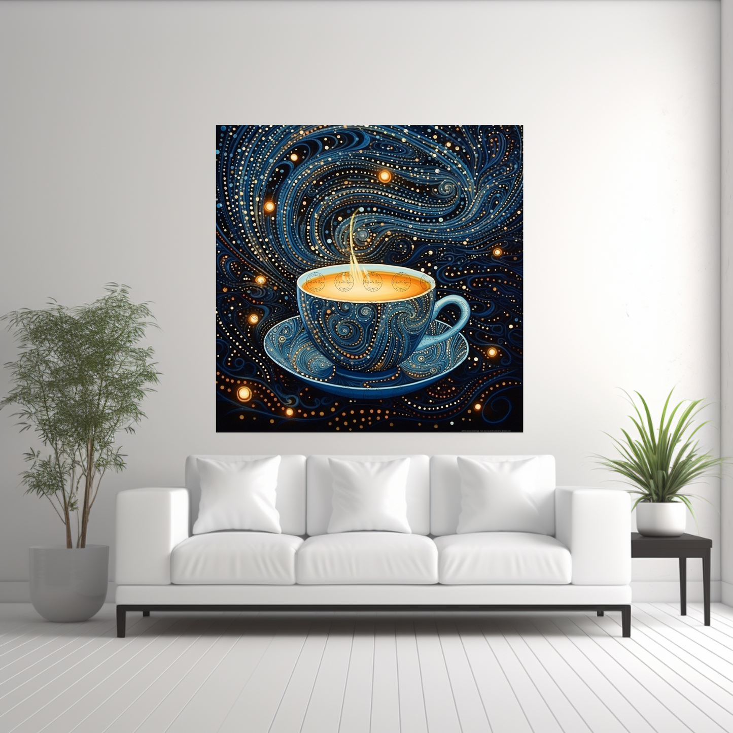 Digital Art - Moonlit Mocha Magic - #2013