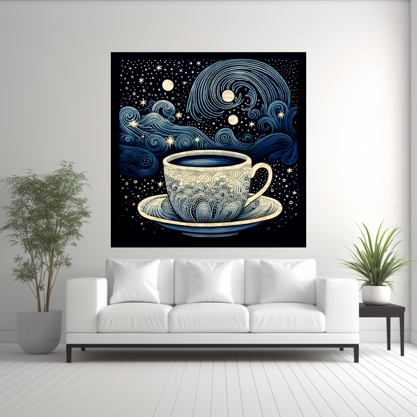 Digital Art - Moonlit Mocha Magic - #2014