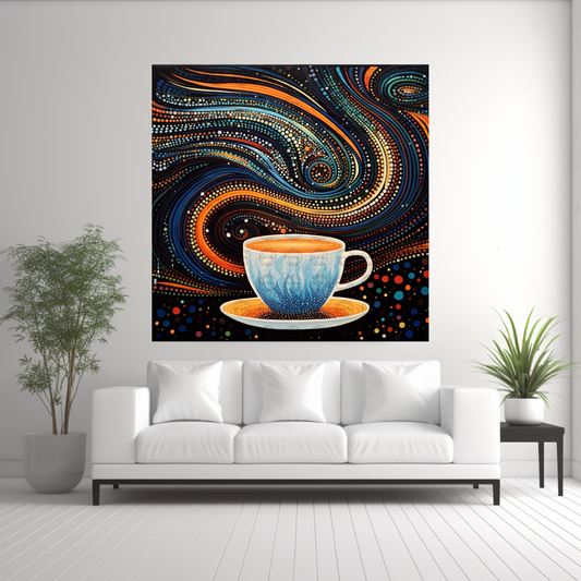 Digital Art - Moonlit Mocha Magic - #2017