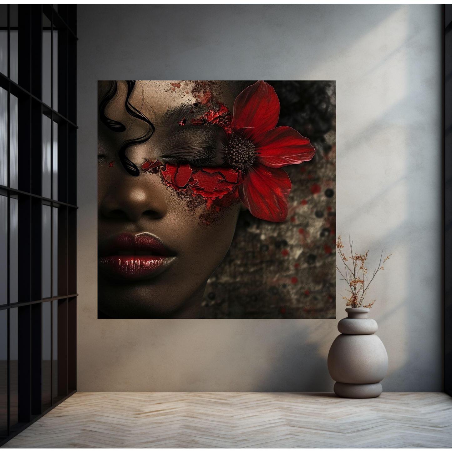 Digital Art - Botanical Elegance: A Verdant Veil - #2021