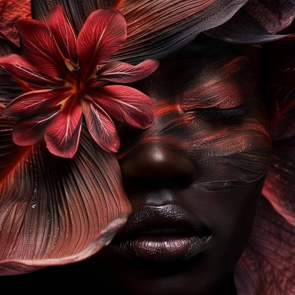 Digital Art - Botanical Elegance: A Verdant Veil - #2023