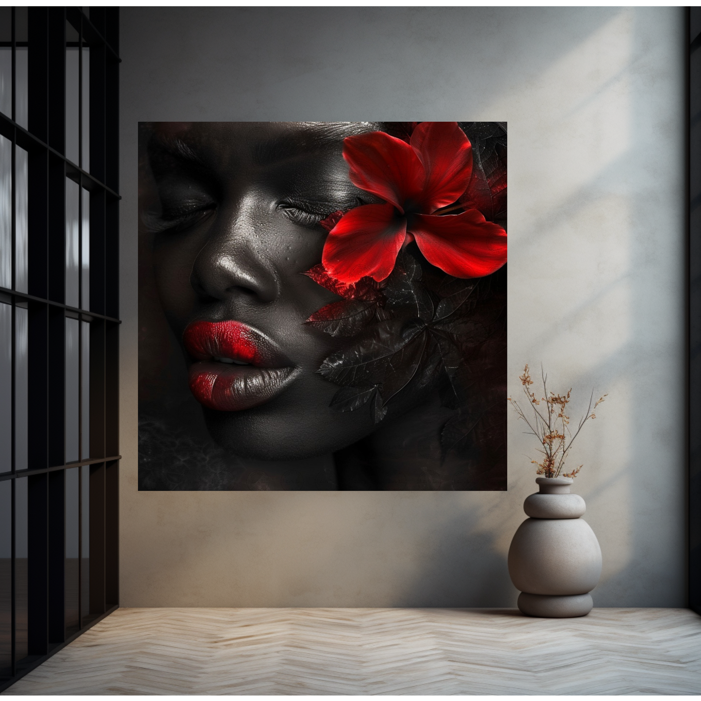 Digital Art - Botanical Elegance: A Verdant Veil - #2019