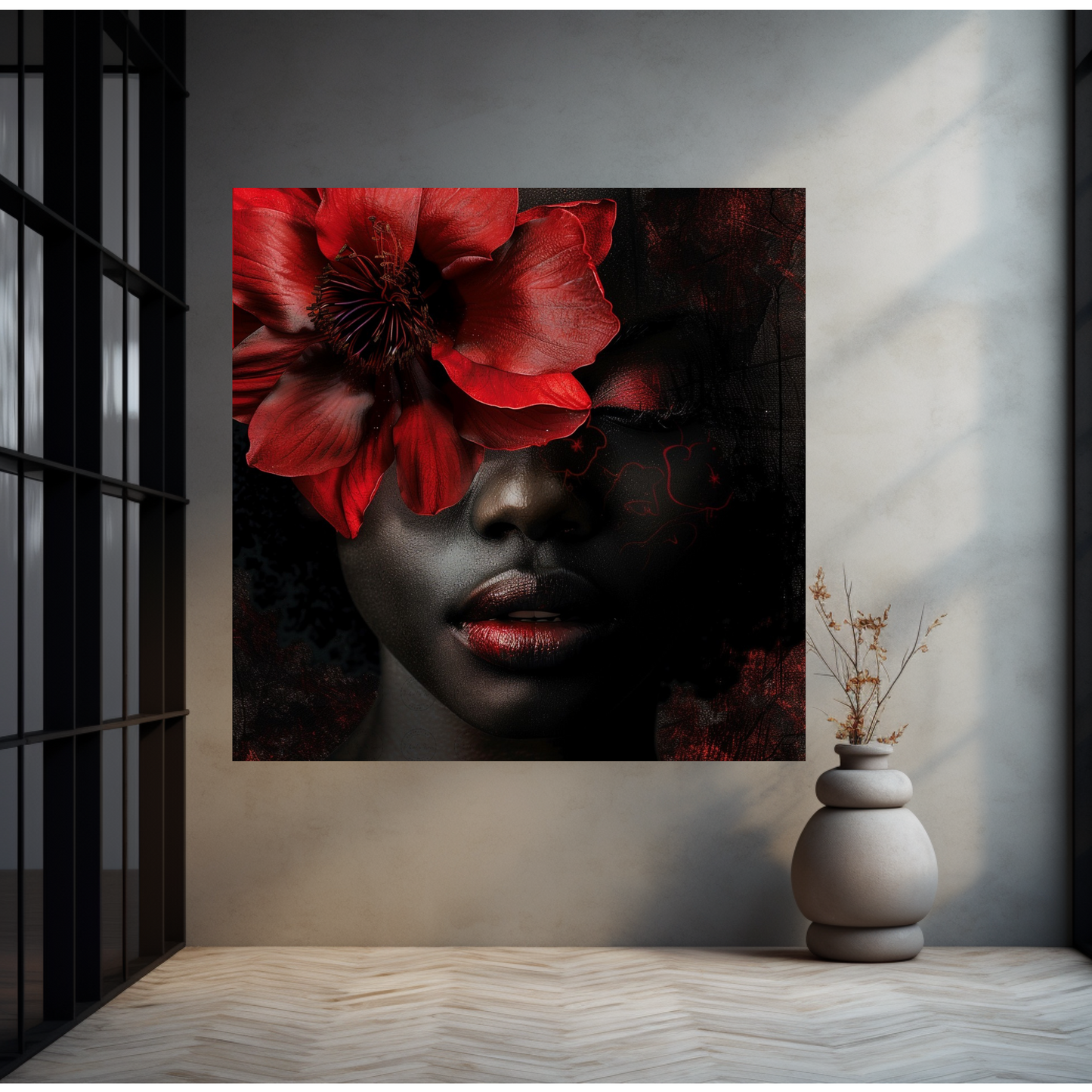 Digital Art - Botanical Elegance: A Verdant Veil - #2018