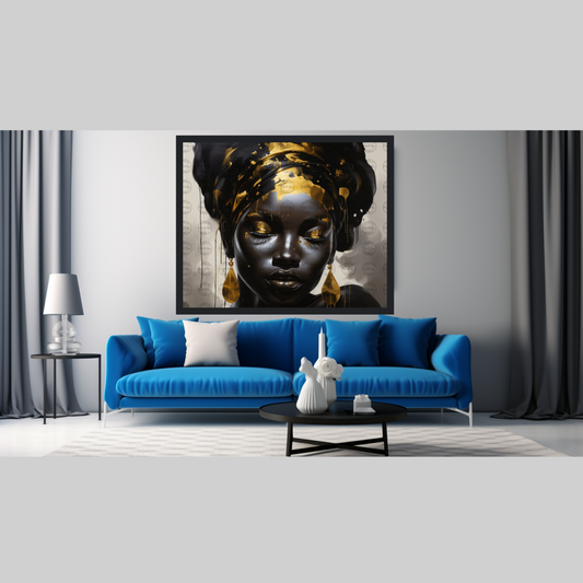 Digital Art - Gilded Insanity: The Serenity Within Chaos #2015