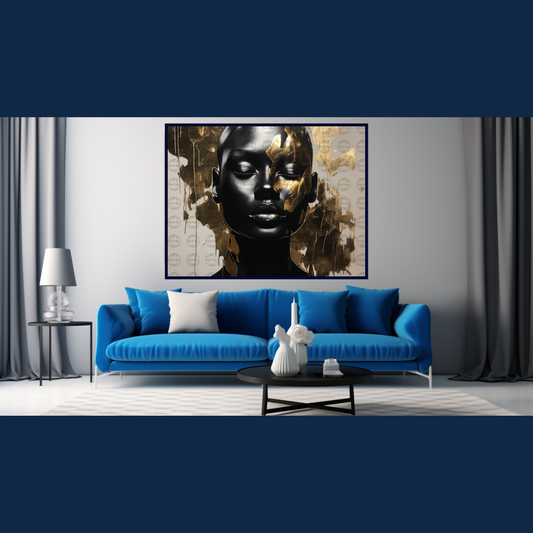 Digital Art - Gilded Insanity: The Serenity Within Chaos #2012