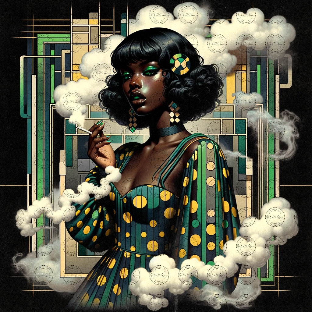 Digital Art- Mystique in Motion: A Fusion of Styles #2013