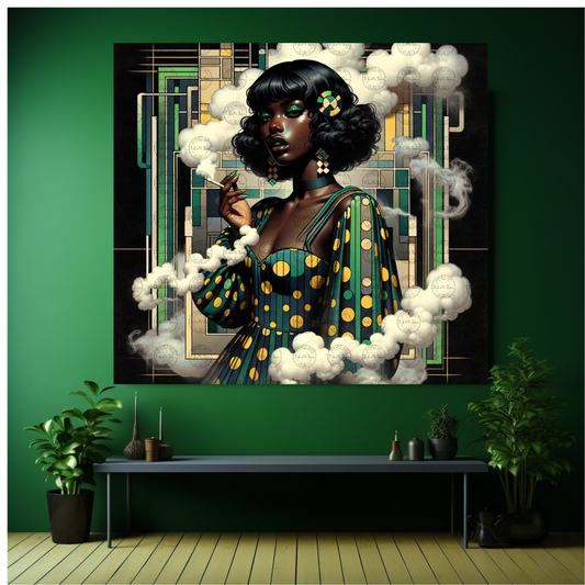 Digital Art- Mystique in Motion: A Fusion of Styles #2013