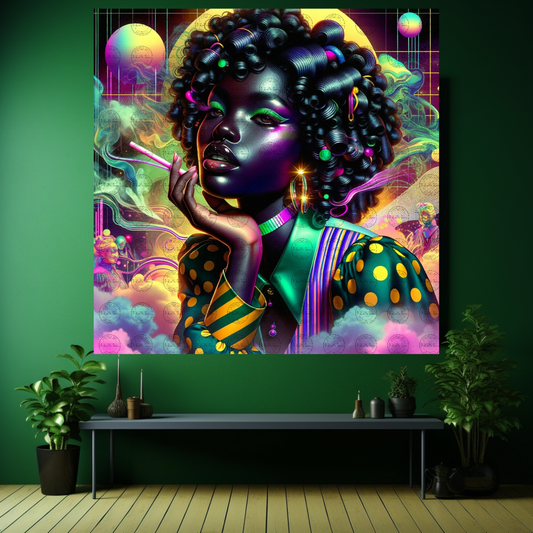 Digital Art- Mystique in Motion: A Fusion of Styles #2017