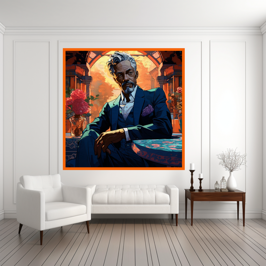 Digital Art - Elegance in Emerald: A Portrait of Timeless Sophistication #2014