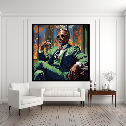 Digital Art - Elegance in Emerald: A Portrait of Timeless Sophistication #2013