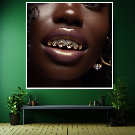 Digital Art - Gilded Grace: A Cutout Animation Portrait - #2015