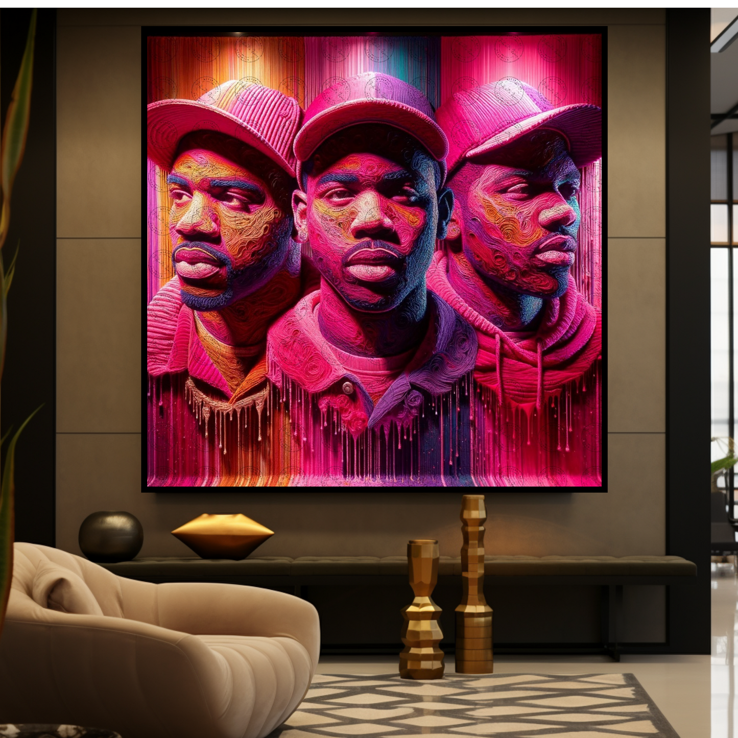 Digital Art - Glossy Rappers: A Candy-Coated Beat #2018