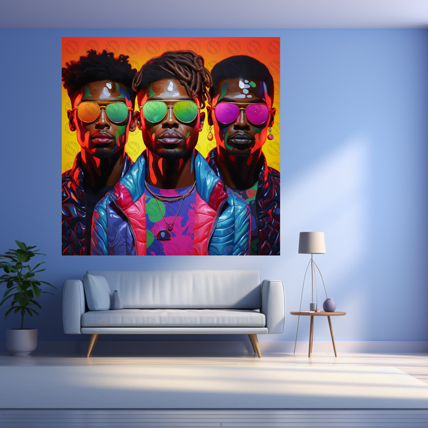 Digital Art - Emissaries of Spectrum: Portraits of Black Resilience - #2015