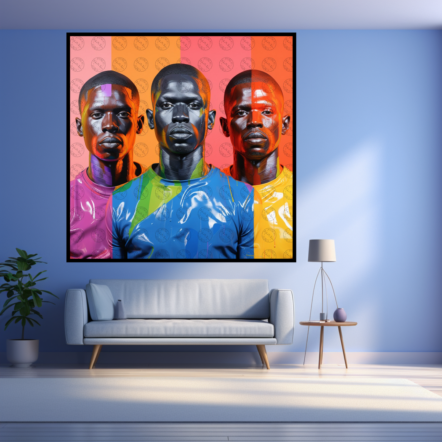 Digital Art - Emissaries of Spectrum: Portraits of Black Resilience - #2011