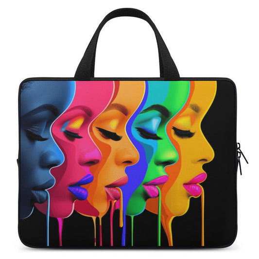 Laptop Bag - Black Girl Art - Velvet’s View: Artistic Laptop Covers Collection  (Multiple Sizes) Laptop Bag - 2018