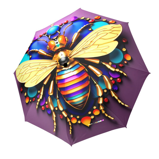 Bee Jeweled Collection - Semi-Automatic Foldable Umbrella (Model U12) - 2013