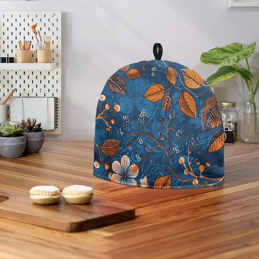 Cavcas Teapot Cover - Velvet's View - Elegant Adinkra-Inspired Fabric Collection -