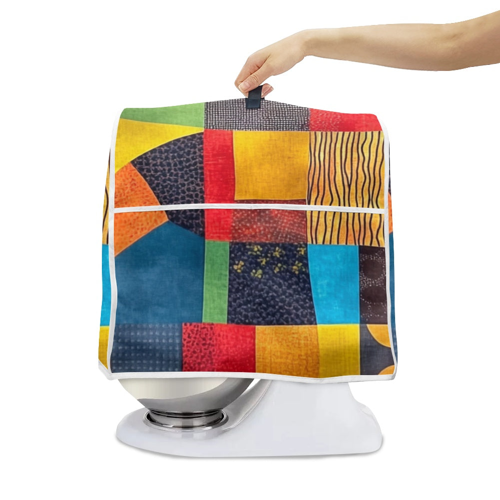 Mixer cover- Velvet's View - Elegant Adinkra-Inspired Fabric Collection