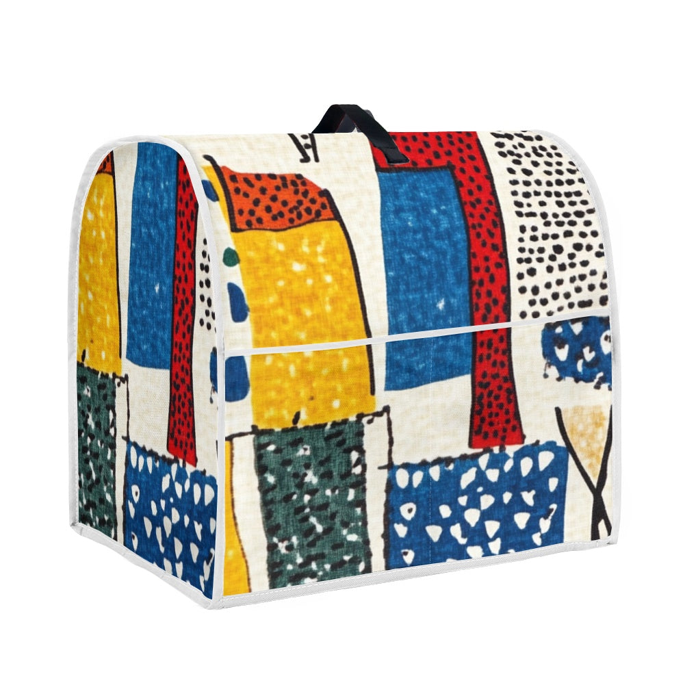 Mixer cover- Velvet's View - Elegant Adinkra-Inspired Fabric Collection