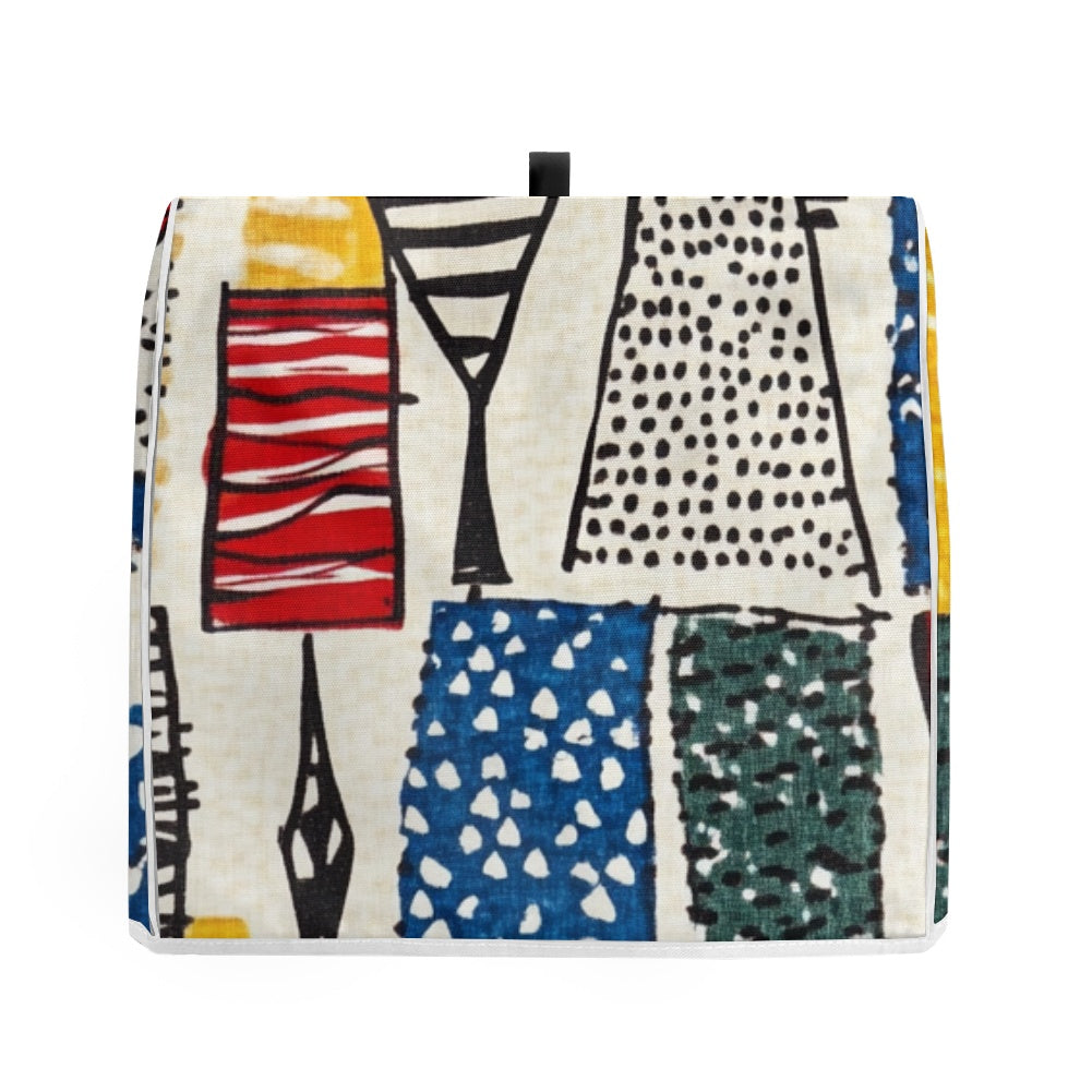 Mixer cover- Velvet's View - Elegant Adinkra-Inspired Fabric Collection