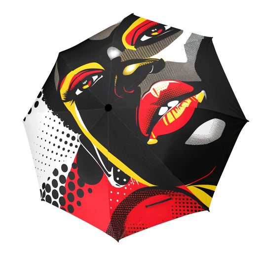 Vibrant Visions Collection - Semi Automatic Foldable Umbrella (Model U12) - #2014