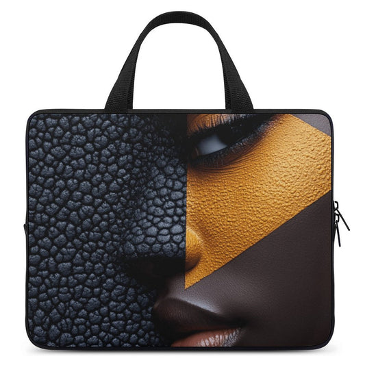 Laptop Bag - Black Girl Art - Velvet’s View: Artistic Laptop Covers Collection  (Multiple Sizes) Laptop Bag - 2017