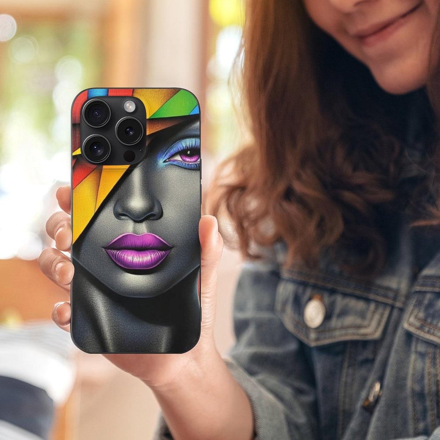 Case for iPhone 15 Series Case for iPhone 15 Pro - Black Girl Art - Velvet's View